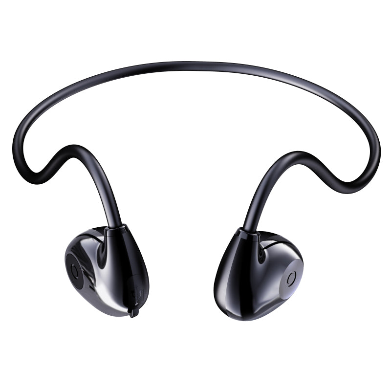 Open Ear Headphones Wireless Bluetooth, Air Conduction Headset Wireless Earbuds, Sports Headphones with HD Stereo Sound, Secure Fit Earhooks, 24H Playtime, Calling for Gym