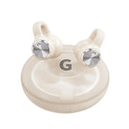 Clip-On Open Ear Earbuds in Champagne Gold, 80H Playtime & Lightweight Design