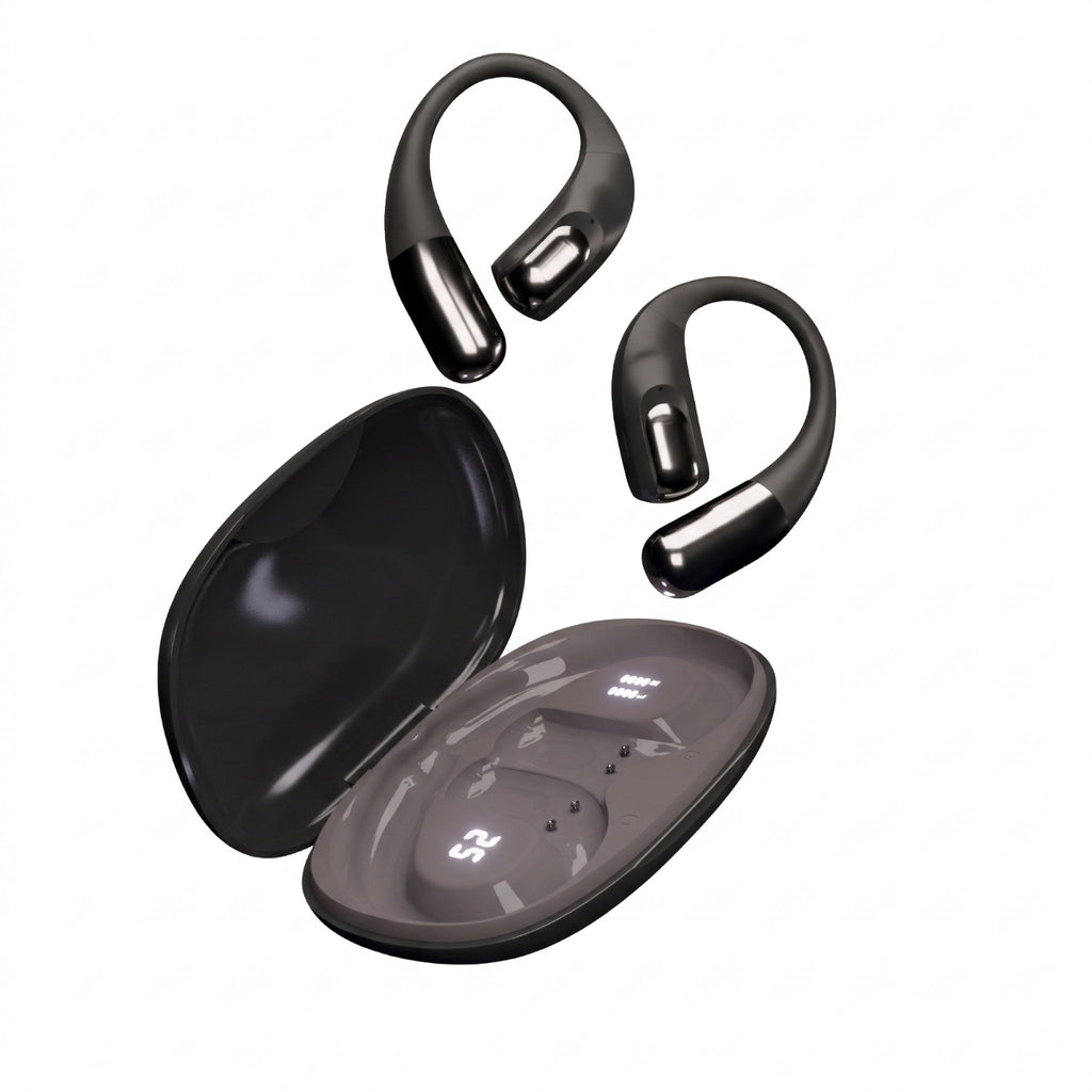 Wireless Earbuds Bluetooth Headphones,Lightweight EarHooks-Style Earbuds,Bluetooth5.4 Wireless Earphones,48H Playtime, IPX4 Waterproof Running Headpho