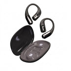 Black Ear Hook Bluetooth Earbuds with 48H Playtime, Running & Workout Headphones