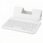 Ultra Slim Bluetooth Keyboard with Built-in Stand for iPad, Tablet & Phone