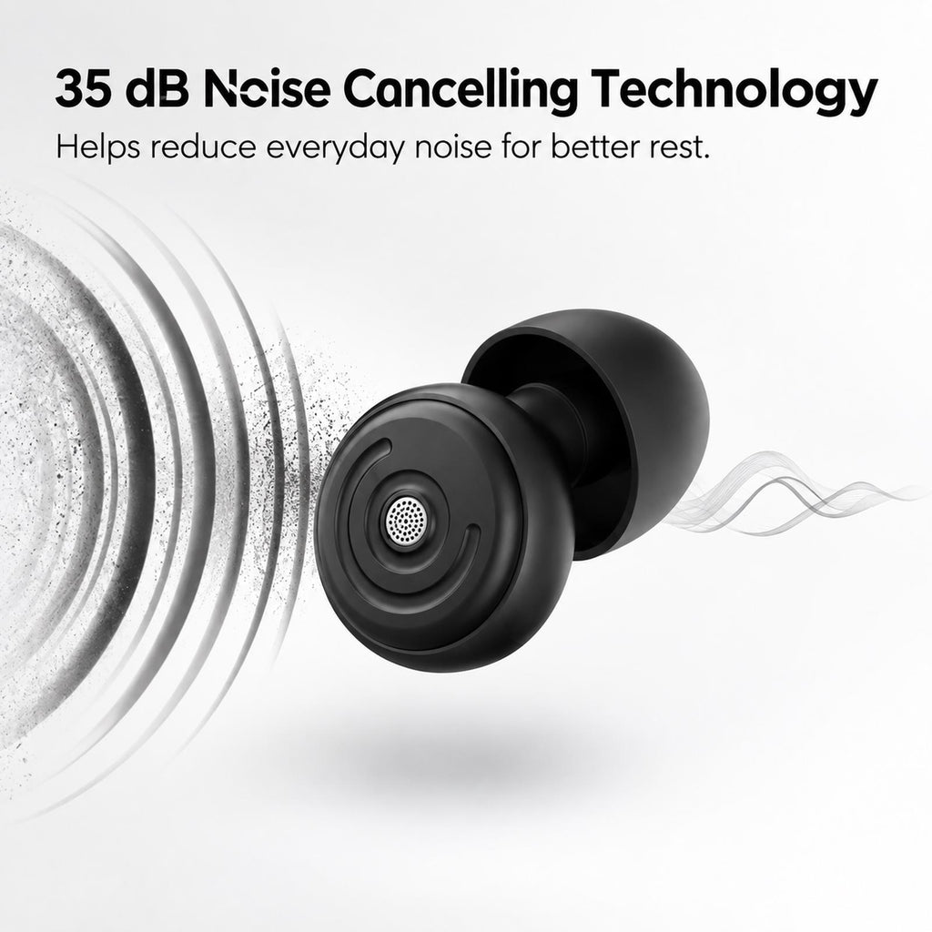 GAGAAL Portable White Noise Machine & Adjustable Ear Plugs for Sleeping
