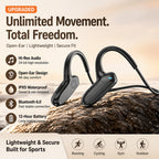 T03 Open Ear Sports Bluetooth Headphones with AI Noise Cancelling Mic