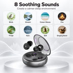 GAGAAL Portable White Noise Machine & Adjustable Ear Plugs for Sleeping
