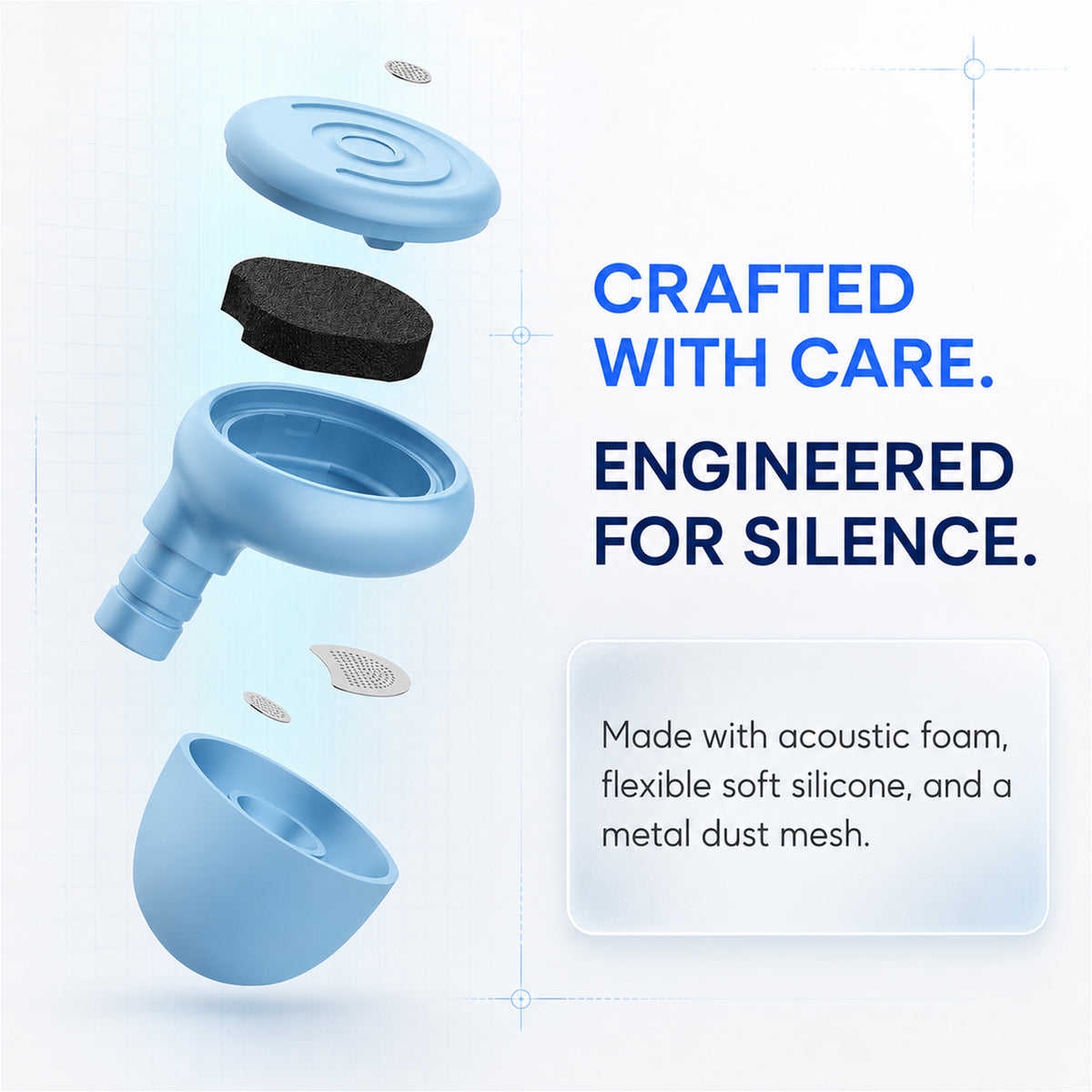 GAGAAL 2026 Adjustable Ear Plugs for Sleeping-2 Modes for Ultimate Control