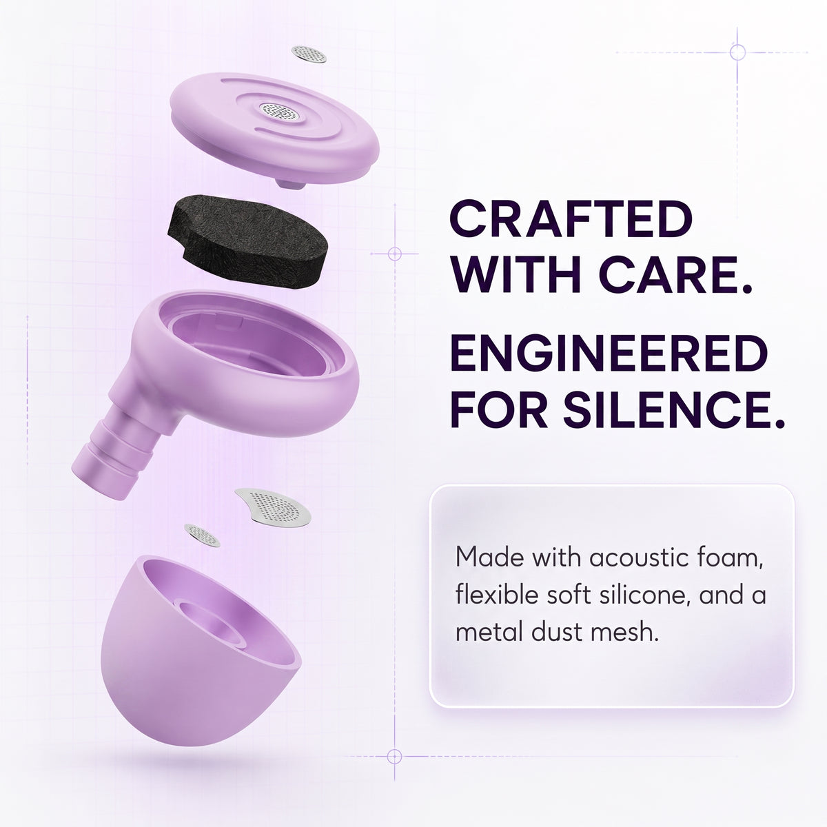 GAGAAL 2026 Adjustable Ear Plugs for Sleeping-2 Modes for Ultimate Control