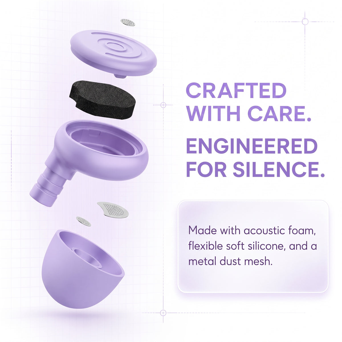 GAGAAL 2026 Adjustable Ear Plugs for Sleeping-2 Modes for Ultimate Control