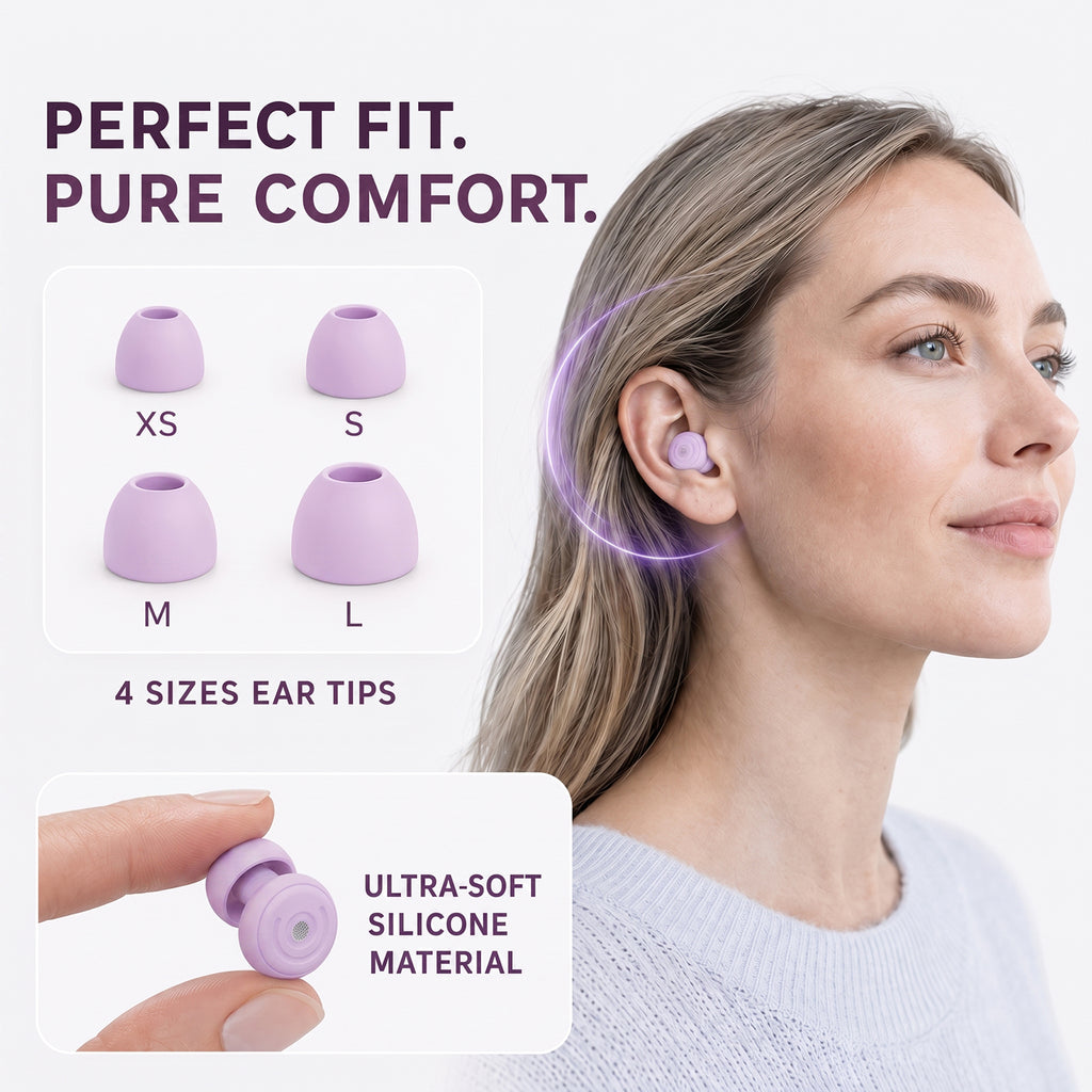 GAGAAL 2026 Adjustable Ear Plugs for Sleeping-2 Modes for Ultimate Control