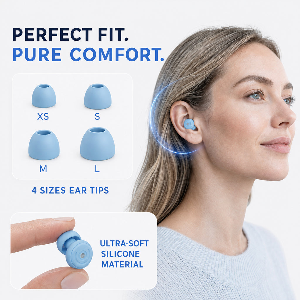 GAGAAL 2026 Adjustable Ear Plugs for Sleeping-2 Modes for Ultimate Control