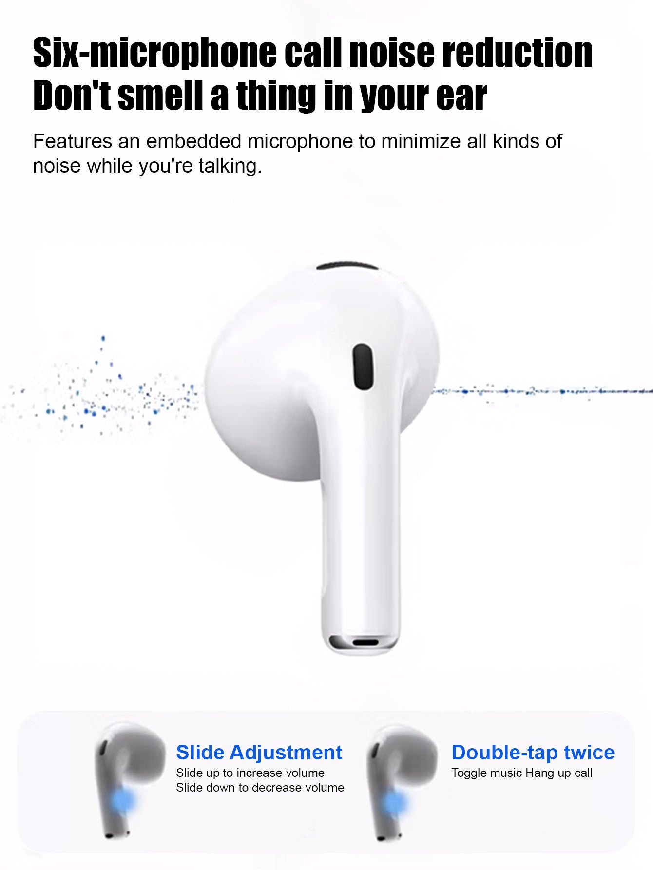 3rd Gen Wireless Earbuds with Charging Case, Clear Sound & Comfortable Fit