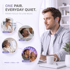GAGAAL 2026 Adjustable Ear Plugs for Sleeping-2 Modes for Ultimate Control