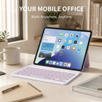 Ultra Slim Bluetooth Keyboard with Built-in Stand for iPad, Tablet & Phone