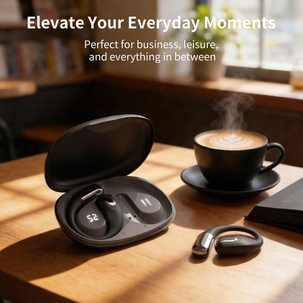 Wireless Earbuds Bluetooth Headphones,Lightweight EarHooks-Style Earbuds,Bluetooth5.4 Wireless Earphones,48H Playtime, IPX4 Waterproof Running Headpho