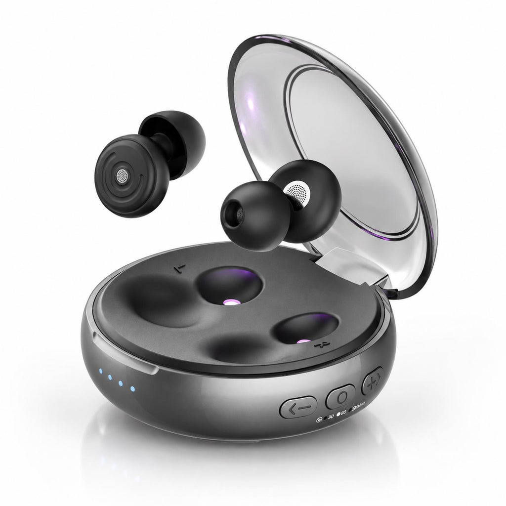 GAGAAL Portable White Noise Machine & Adjustable Ear Plugs for Sleeping