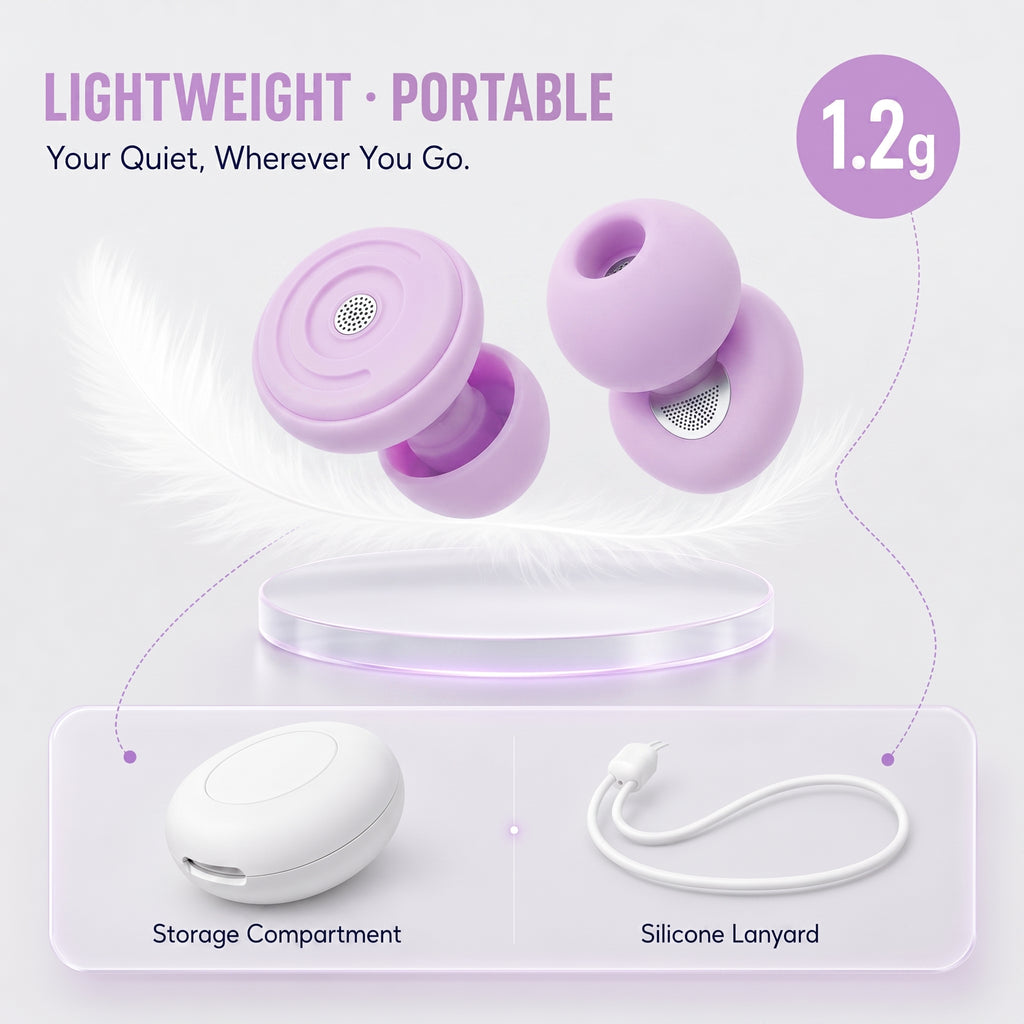 GAGAAL 2026 Adjustable Ear Plugs for Sleeping-2 Modes for Ultimate Control